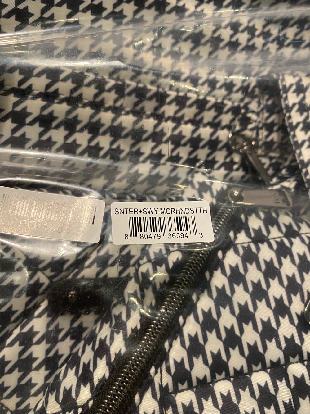 Lug Saunter & Sway Duffel & Pouch Set NWT. Micro Houndstooth - Picture 6 of 13